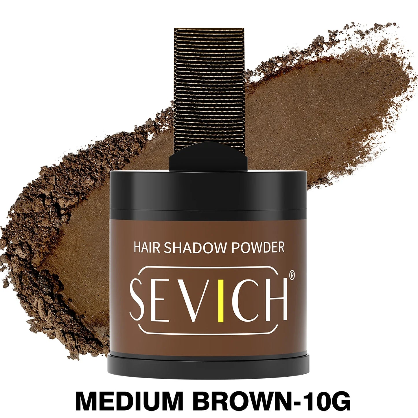 SEVICH10g Hairline Powder Root Cover Up Black Waterproof Hair Shadow Powder Natural Cove Hair Loss Hairline Shadow Conceale Gift
