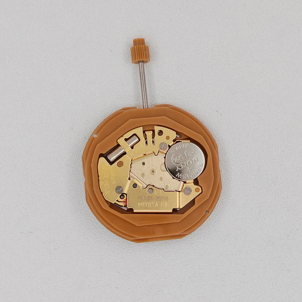 SUPER GM10 Quartz Watch Movement MIYOTA Series GM10-3 3H Date Position Modification Replace Movement with Stem Battery Parts