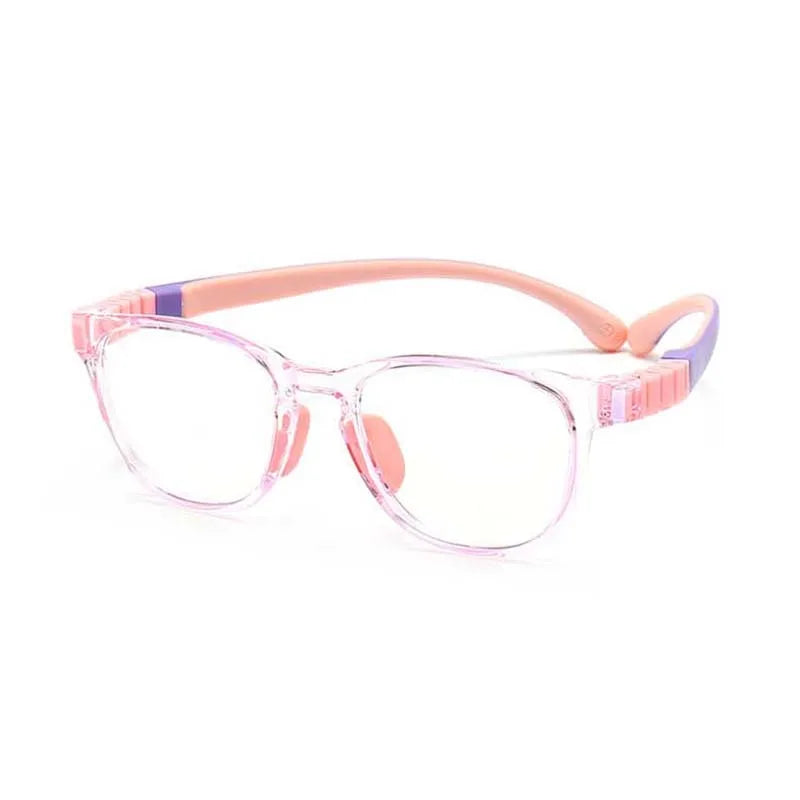 54905 Children Silicone Anti-Blue Light Glasses Flexible Removable Sport Eyeglasses Frame Girls Boys Mobile Phone Glasses