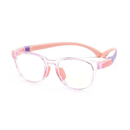 54905 Children Silicone Anti-Blue Light Glasses Flexible Removable Sport Eyeglasses Frame Girls Boys Mobile Phone Glasses