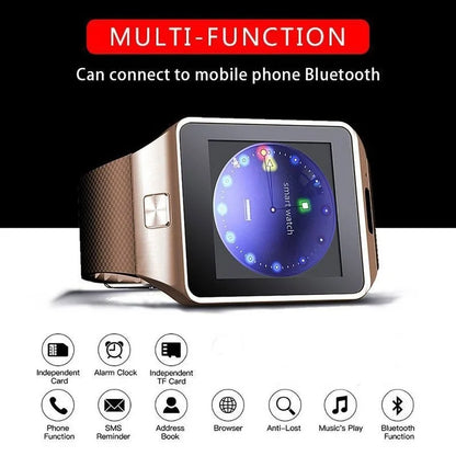 Digital Touch Smart Watch Bluetooth Call Alarm Music Activity Tracker SIM Card Sports Smartwatch Support For Ios Android Phones