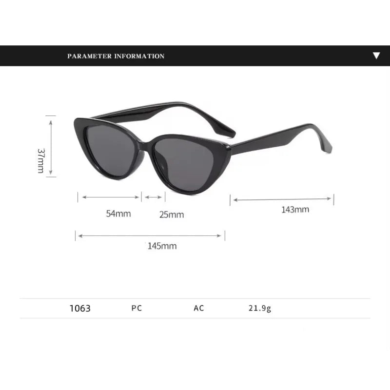 Pink Women Cat Eye Sunglasses Luxury Brand Design Uv400 Retro Premium Sun Glasses Men Sun Protection Fashion Eyewear