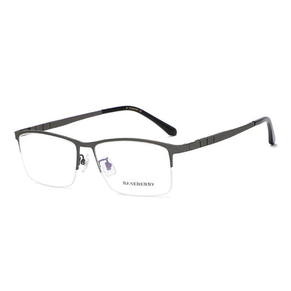 Reven Jate 71111 Optical Glasses Large Size Pure Titanium Frame Prescription Eyeglasses Rx Men Glasses Eyewear for Big Face