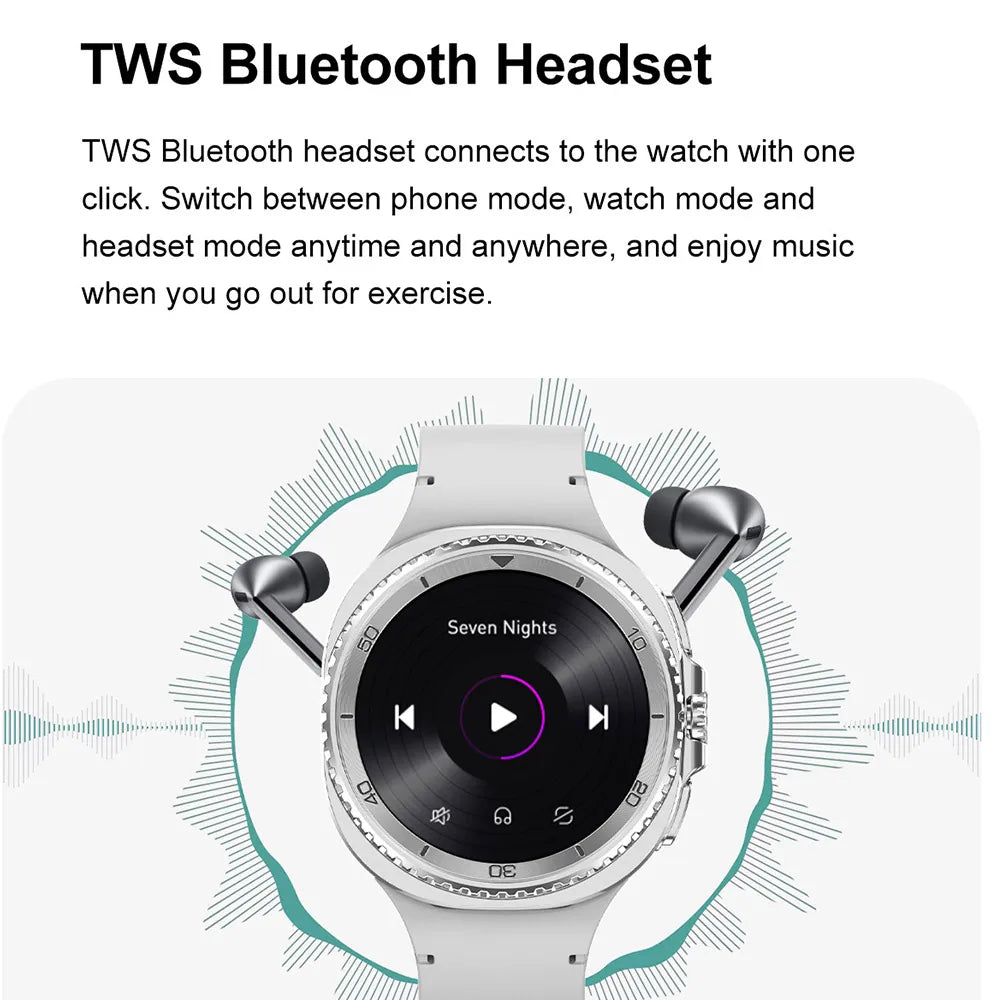 2025 New Watch8 Ultra Smart Watch Classic NFC Health Monitoring GPS Bluetooth Call 3ATM Waterproof HD Smartwatch For IOS Android