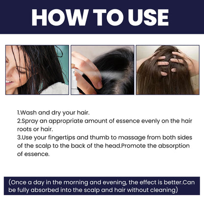 Ginger Hair Spray Promote Growth Anti Loss Improve Thin Dry Breakage Hair Nourish Root Scalp Damaged Treatment Hair Grow Spray