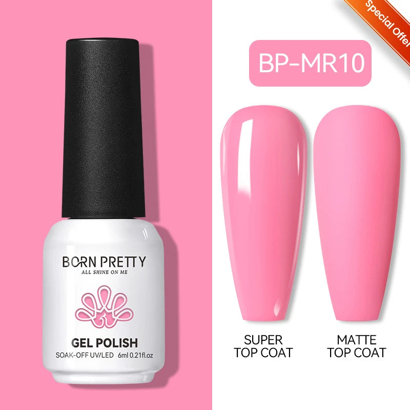 BORN PRETTY 10ml HEMA TPO FREE Mint Chocolate Cat Magnetic Gel Nail Polish Sumer Colored Ultra Shine Soak Off UV Gel Nail Art