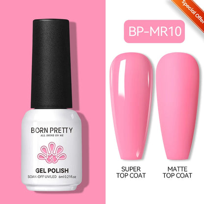 BORN PRETTY 10ml HEMA TPO FREE Mint Chocolate Cat Magnetic Gel Nail Polish Sumer Colored Ultra Shine Soak Off UV Gel Nail Art