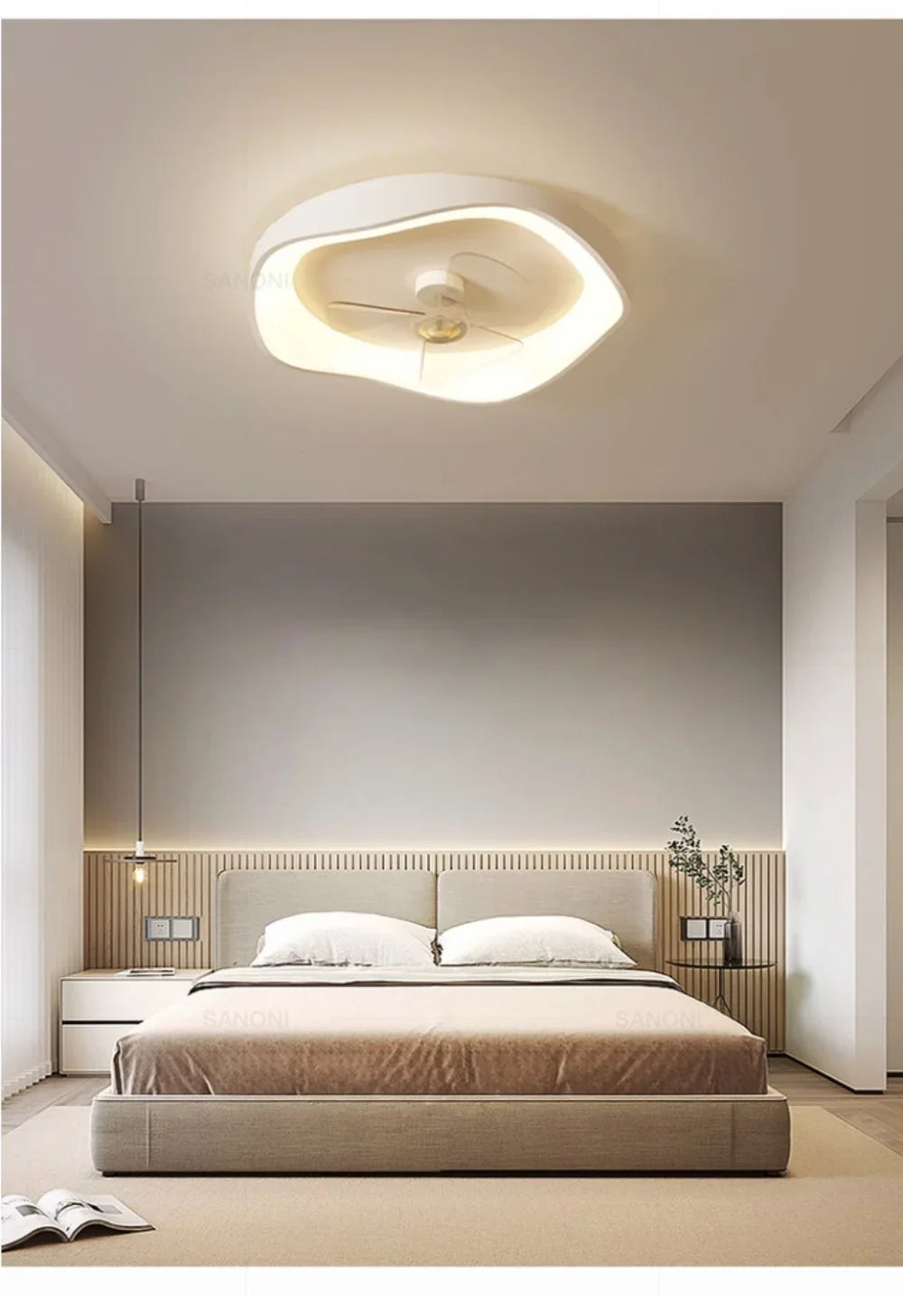 Modern LED Ceiling Lamp for Living Dining Room Study Bedroom Geometry Ceiling Lights Indoor Home Decor Lighting Fixture Luster