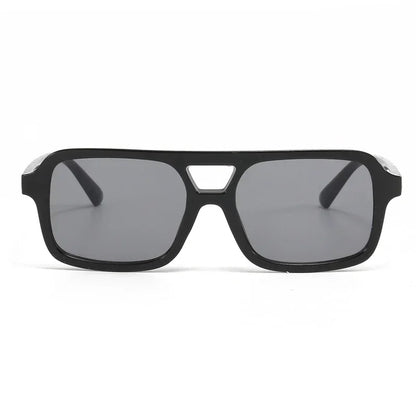 Popular Y2K UV Protection Outdoor Glasses Double Beam Sunglasses Personalized Small Frame Retro Trendy Sun Glasses Female