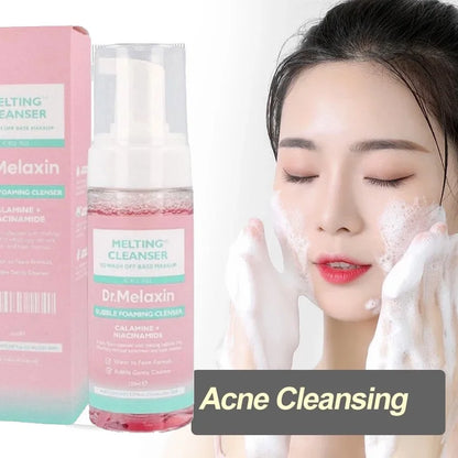 Dr.Melaxin Gentle Cleansing Milk 150ml Dense Foam Quickly Dissolves Makeup and Impurities, Suitable for Sensitive Skin