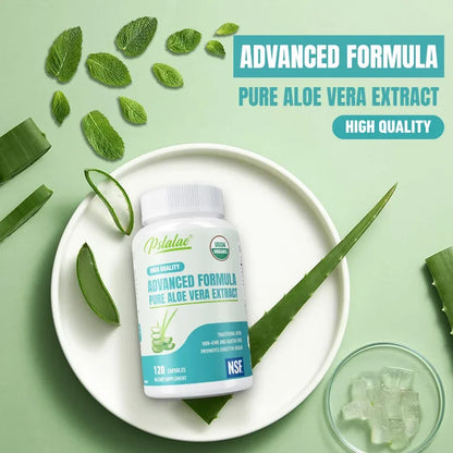 Aloe Vera Capsules - Support Gut Health & Digestive Comfort, Balance Stomach Acid Levels, Immune Support