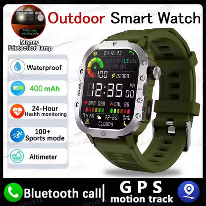 2025 New LED Men's Smartwatch Bluetooth Talking Smartwatch Multi Sport Mode Health Monitor Outdoor Sport Smart Watch For Android