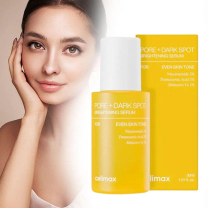 [Celimax] 30ml Pore-brightening Serum Brightening Pore Ampoule for Blemish Removal Reduces Dark Spots Tightens Pores for Women