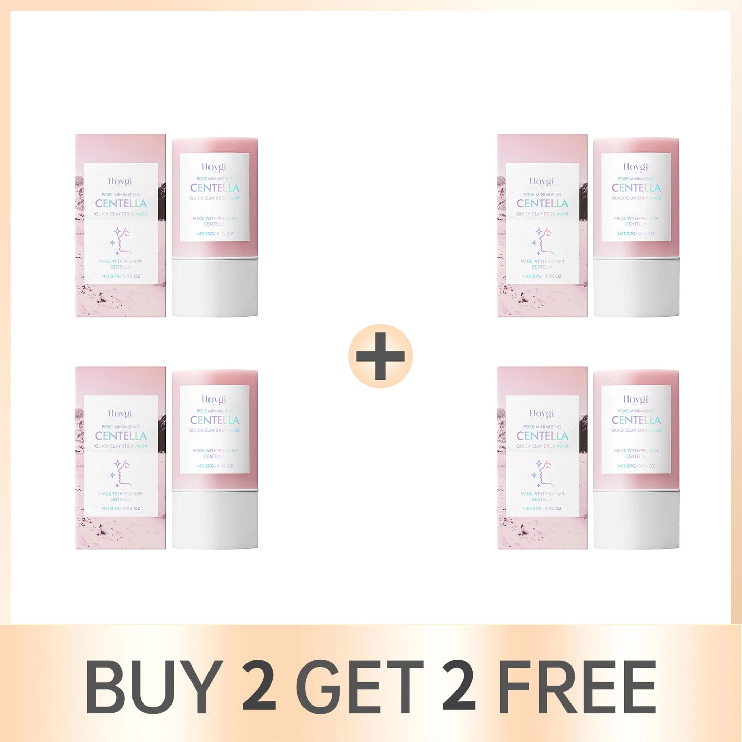 Centella Asiatica Clay Mask Stick Soothing Calming Skin Easy Application Deep Cleansing Face Oil Control Nourish Facial Cleanser