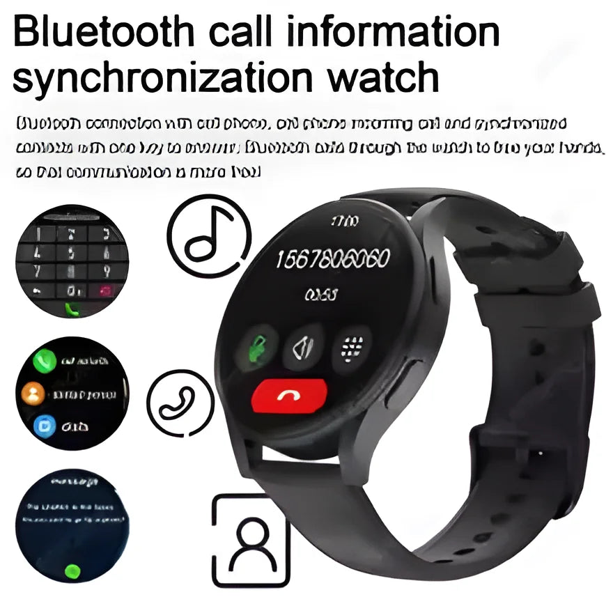 2025 Smart Watch 6 Men And Woman 1.44 Inch Screen Bluetooth Call Heart Rate Health Sleep Monitor For Wacthes 6 Pro Updates Phone