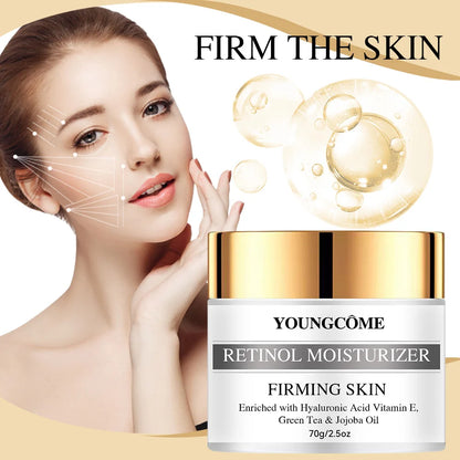 YOUNGCOME Retinol Collagen Face Cream | Moisturizing & Hydrating | Whitening & Spot Lightening | Gold Formula Face Cream