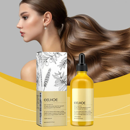 EELHOE Rosemary Oil Hair Growth Products Anti Hair Loss Treatment Volume Hair Thickener Strengthening Rosemary Essential Oil