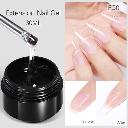 Born Pretty 15ml Aurora 3D Shaping Non Stick Hand Nail Extension Gel Soak Off UV LED For Nail Building Manicure Construction Gel