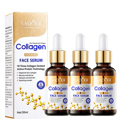 1/3/5pcs SADOER Collagen Face Serum skincare Facial Essence Liquid Anti-aging Moisturizing Nourishing Facial Serum Skin Care