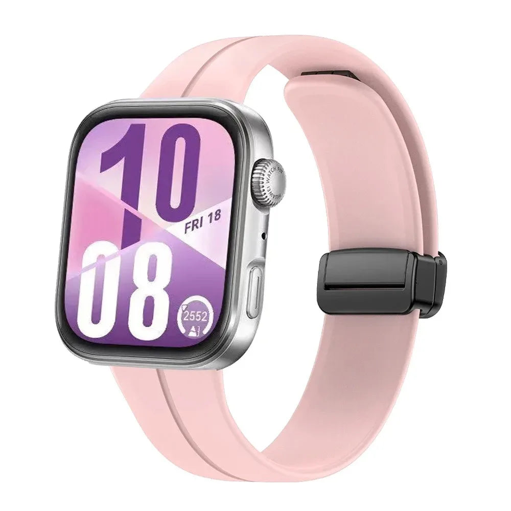 Silicone Strap for Huawei Watch Fit 4 3 Smartwatch Magnetic Comfortable Breathable Wristband Huawei Watch Fit 4 Pro Accessories