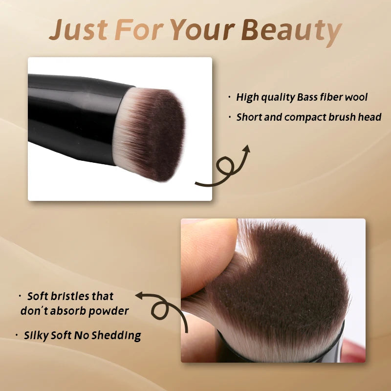 1PCS Makeup Brush Foundation Concealer Powder Blush Contour Brush Dense Soft  Brush with Box Single Face Brush