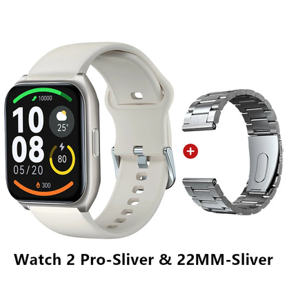 HAYLOU Watch 2 Pro (LS02 Pro) Smartwatch 1.85inch Large Display 100 Workout Modes Smart Watch for Men Heart Rate Monitoring
