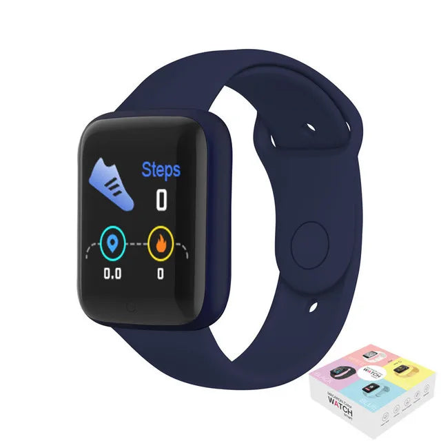 2024 Smart Watch Kids Bluetooth Fitness Tracker Macaron Smartwatch for Men Women Blood Pressure Smart Bracelet for Android IOS