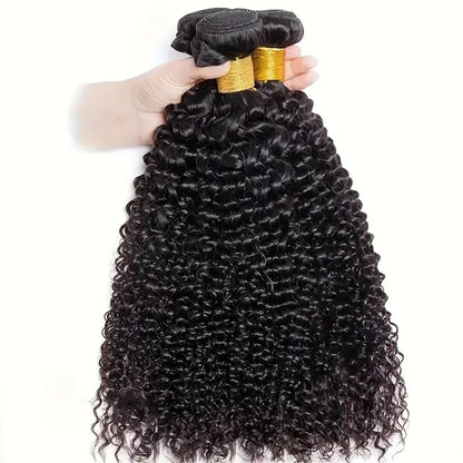 Deep Wave Human Hair Bundles Burmese Curly Hair Bundles 100% Human Hair Water Wave Original Natural Hair Extensions 1/3/4 Pieces