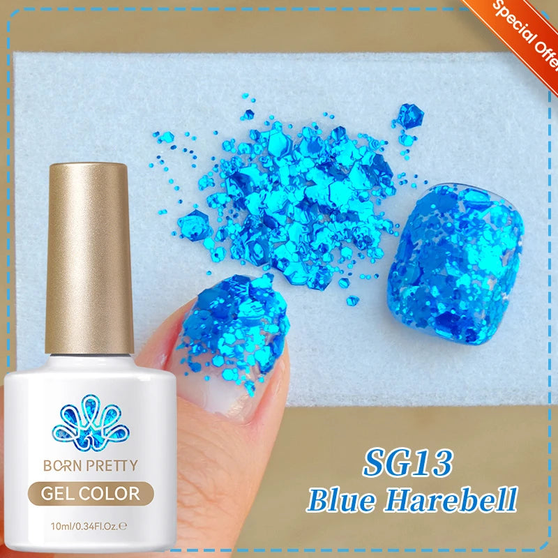 BORN PRETTY 10ml HEMA TPO FREE Mint Chocolate Cat Magnetic Gel Nail Polish Sumer Colored Ultra Shine Soak Off UV Gel Nail Art