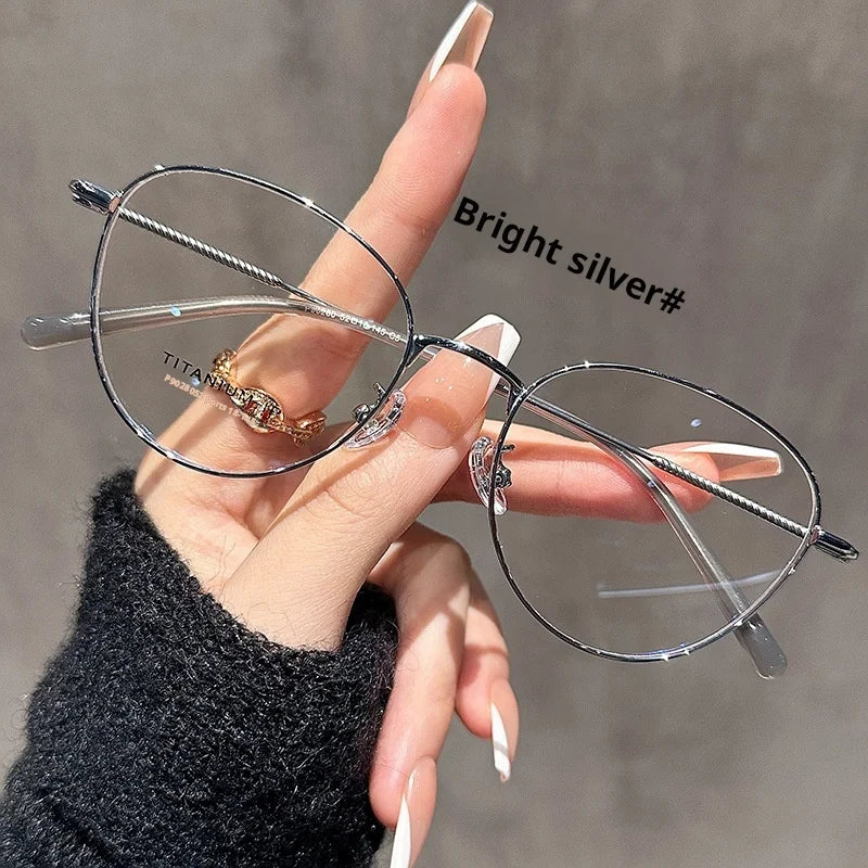 Lzabella Women's Fashion Cat Eye Style Titanium Frame Glasses Brand New Glasses Anti-Blue Light Computer Eyeglasses 90280