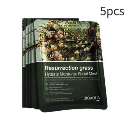 BIOAOUA Probiotics Face Mask Centella Asiatica, Aloe Vera & Vitamin C - Hydrating, Soothing, Brightening & Repairing Facial care