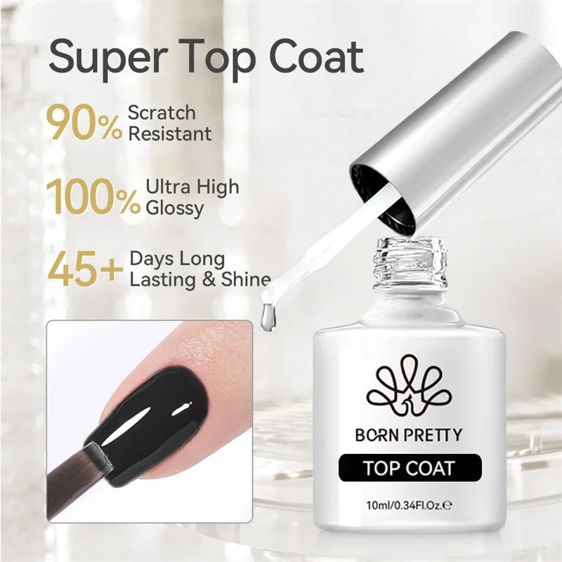 BORN PRETTY 10ml HEMA TPO FREE Mint Chocolate Cat Magnetic Gel Nail Polish Sumer Colored Ultra Shine Soak Off UV Gel Nail Art