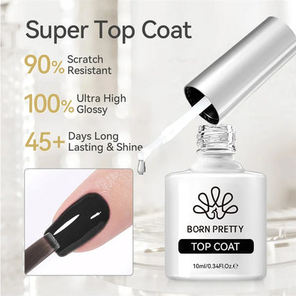 BORN PRETTY 10ml HEMA TPO FREE Mint Chocolate Cat Magnetic Gel Nail Polish Sumer Colored Ultra Shine Soak Off UV Gel Nail Art