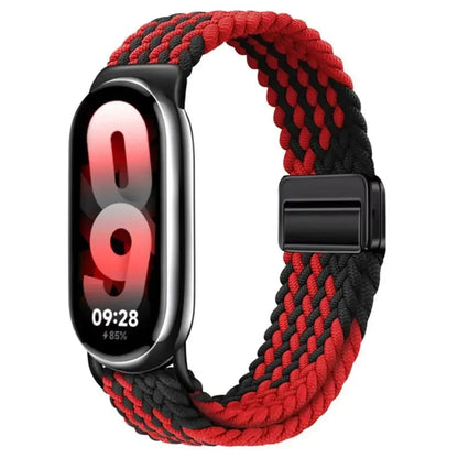 Adjustable Nylon Strap for Xiaomi Mi Band 10/9 Magnetic clasp bracelet Accessories for Xiaomi Mi Band 8/mi 9/10 Smart Watch Belt