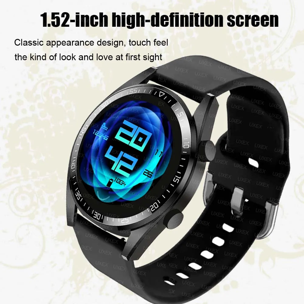 Commerce Watch Men Smartwatch 1.52 HD Wireless Call Health Tracker Custom Photo Happy Birthday Present Women Watches Gentleman
