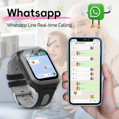 Wonlex 4G Children Smart Watch GPS WiFi Camera Monitor Tracker Phone Watch KT31-X2 Video Call SOS IP67 Waterproof Kid Smartwatch