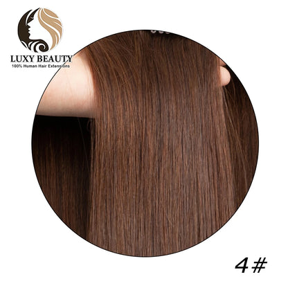 6D-1 Hair Extensions For Salon DIY 6D-1 Generation 100% Human Hair Extensions Micro Beads Blonde 60# 0.g/Strand Virgin Remy Hair