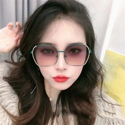 2024 Women Oversized Polarized Sunglasses Fashion Gradient Shade Sunglasses Uv400 Outdoor Sports Sunglasses Men Glasses Eyewear