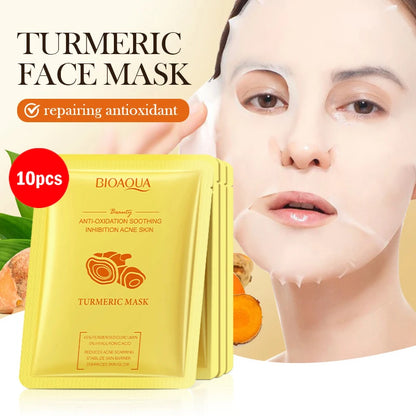5/10pcs BIOAQUA Snail Hyaluronic Acid Retinol Face Mask skincare Moisturizing Hydrating Firming Facial Masks for Face Skin Care