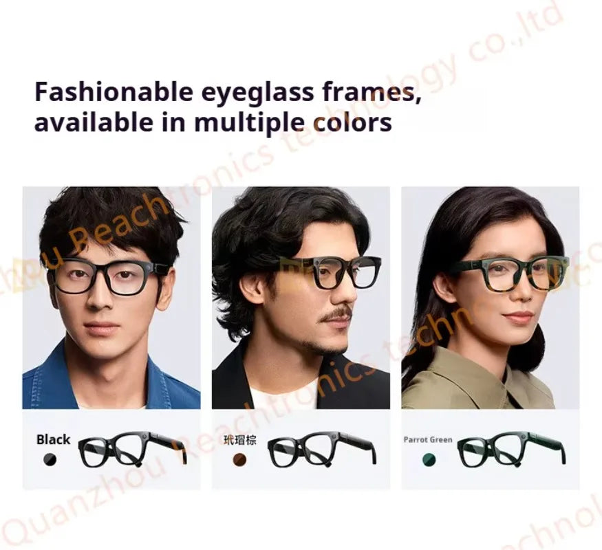 AI Glasses Smart Wireless BT Voice Call Glasses Vlog Photo Sunglasses Smart Translation Glasses