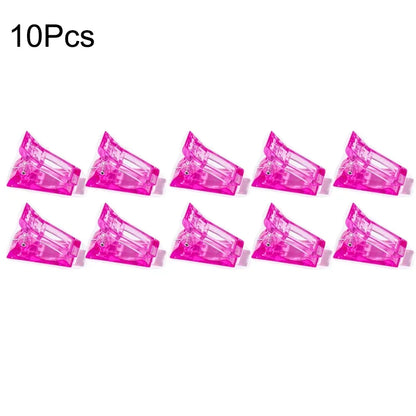 1/5/10Pcs Acrylic Nail Clip Transparent Gel Building Tips Clips Finger Nail Polish Extension UV Clamps Manicure Art Builder Tool