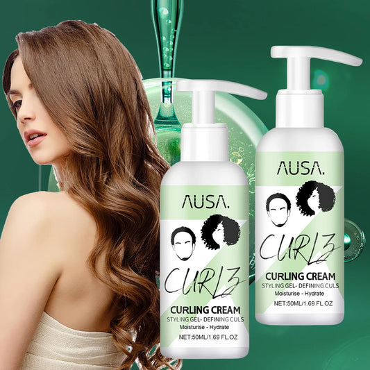 Hair Volumizing Cream Curling Anti-Frizz Bouncy Resilient Lotion Hair Conditioner Volume Lift Styling Defining Nourishing Cream