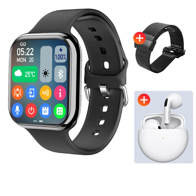 2025 New NFC S10 MAX watch Bluetooth Call Smart Watch Women Watches Men Sport Fitness Tracker Heart Rate Smartwatch For earphone