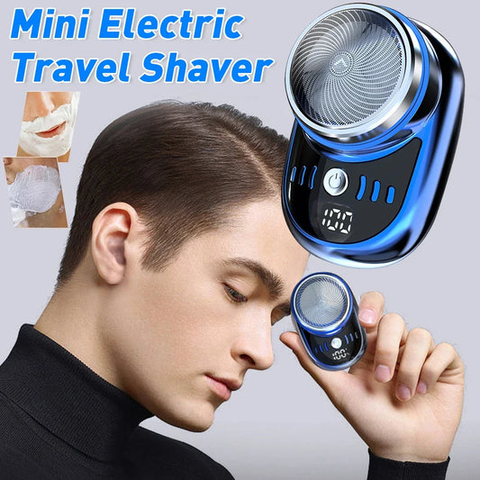 Mini Electric Travel Shaver For Men Pocket Size USB Rechargeable Portable Painless Cordless Trimmer Knive Face Beard Razor