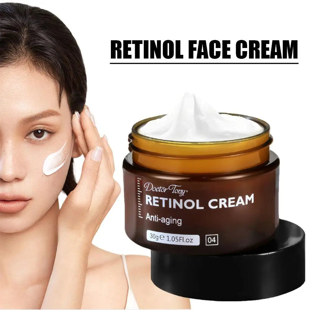Retinol Facial Cream Anti-Aging Remove Wrinkle Firming Lifting Whitening Deep Moisturizing Facial Skin Care