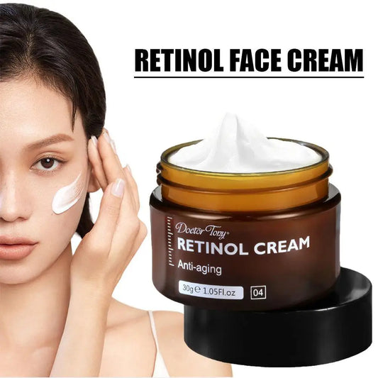 Retinol Facial Cream Anti-Aging Remove Wrinkle Firming Lifting Whitening Deep Moisturizing Facial Skin Care