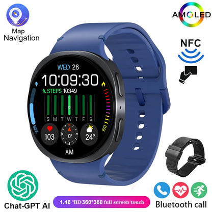 New Watch 8 Ultra Smart Watch Men NFC Health Monitoring Bluetooth Call 100+ Sports Mode IP68 Waterproof Smartwatch Women 2025