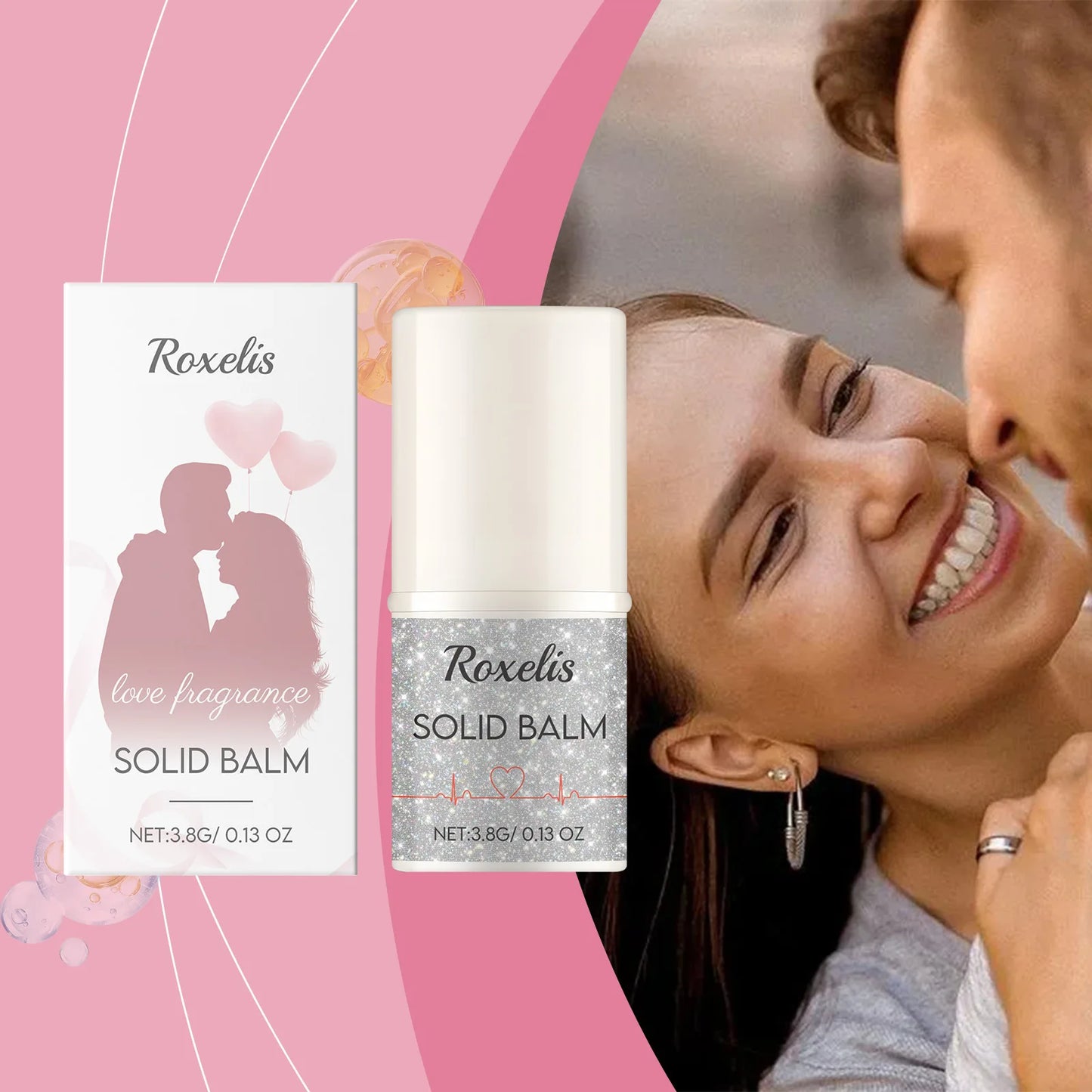 Pheromone Solid Perfume for Women and Men,Refreshing Solid Balm,Date and Daily Perfume,Ideal Gift,Portable Balm Aroma Deodorants