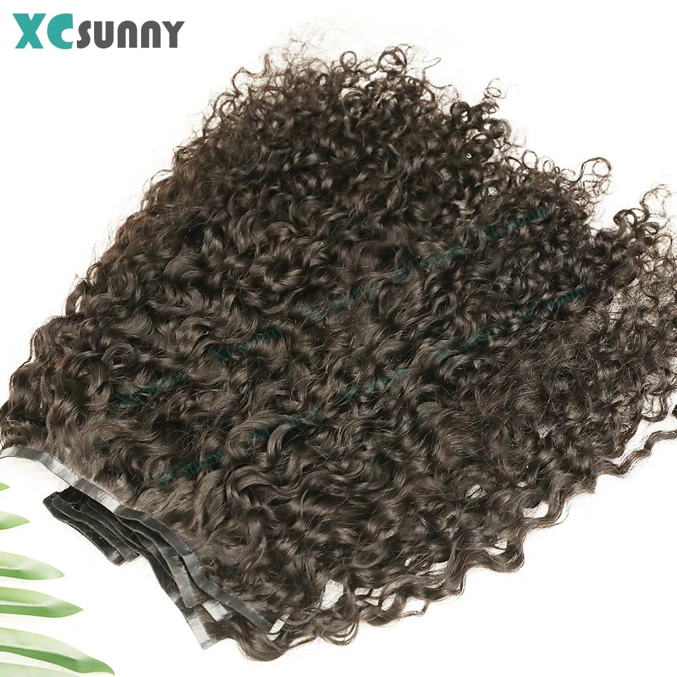 Curly PU Clip In Hair Extensions Human Hair Seamless Clip Ins Human Hair Extensions Clip In Curly Human Hair 200g/240 For Head