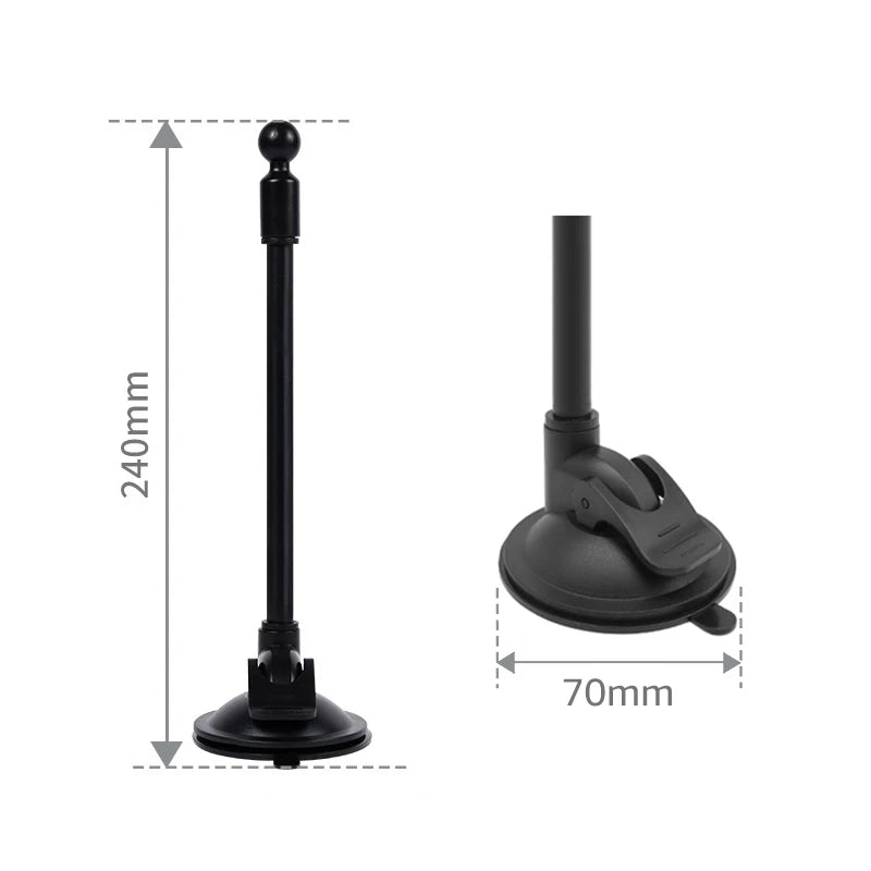 Car Phone Mount Suction Cup Replacement 17mm Ball Head Base for Car Dashboard Mobile Phone Holder Stand Accessories Long Arm